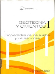 Geotecnia y Cimientos Tomo 1 - Jiménez Salas