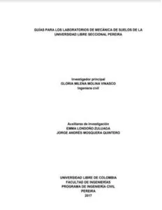 Guias para los laboratorio de mecánica de suelos