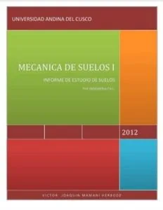 Informe de estudio de suelos