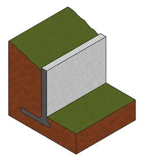 muro de contencion en voladizo o cantilever